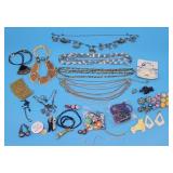 Ladies Jewelry Beaded Necklaces, Teapots, Stone Ch