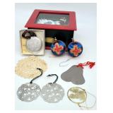 White Christmas Skate Pond Music Box & Ornament Lo