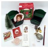 Hallmark Ornament, Breyer Sleighs Kewpie Bookmarks