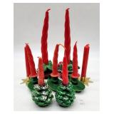 Vintage Gurley Novelty Christmas Candles 4.25" -