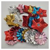 Vintage Colored Aluminum Candle Wax Catchers