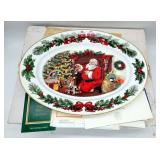 1991 The Night Before Christmas Oval Serving Platt