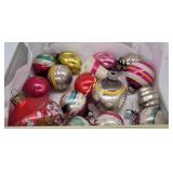 (15) Vintage Christmas Ornaments Mercury Glass Ind