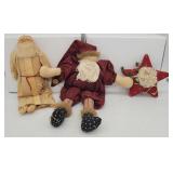 Primitive Santa Claus Christmas Dolls Decorations
