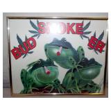 Bud Smoke Er Frog Smoking Pot Marijuanna Picture