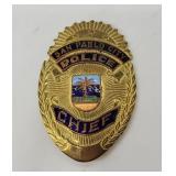 Vintage Badge - San Pablo City Chief