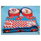 Coca-Cola Draw String Bag & USA Olympics McDonalds