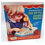 Fisher-Price Pop-Up-Pal Chime Phone w Box