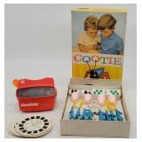 Vintage Cootie Game, Viewmaster & Reels Sesame Str