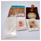 Doll House Miniatures Rollup Shades Vignettes Mini