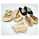Oil Cloth Doll Shoes +