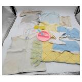 Crochet Scarf, Doll Clothing, Uh-Oh Diaper +