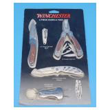 New Winchester 4 piece Knife & Tool Set