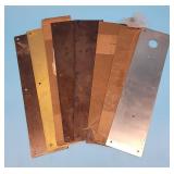 Chrome/Aluminum & Brass Door Plates