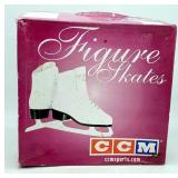 CCM Sports Figure Ice Skates Womens White Size 8 F