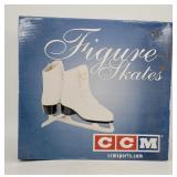 CCM Sports Figure Ice Skates Womens White Size 9 P