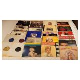 Lot of Record Albums LPs Paul Anka The Platters Mo