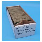 1971, 1972 Topps Baseball Trading Cards