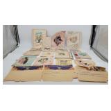 Lot of Antique Valentines Greeting Cards Birthday