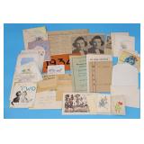 1941 Wedding Cards, Newsprint, & Brochure