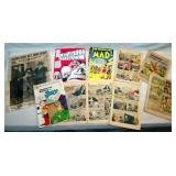 Lot Vintage Comics & Newsprint