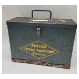 Philco Factory-Supervised Service Metal Service Bo