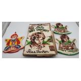 Davy Crocket Bath Towel Wash Cloths Gabby Hayes Fe
