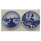 Delft Building & Royal Copenhagen Trinket Dishes