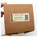 Orrefors Sweden Crystal Bowl w Pink Heart Center