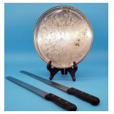 Capco Carving & Bread Knife & Tray