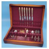 Flatware In Case Rogers Bros, Insico Stainless