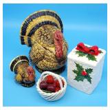 Napcoware Turkey Soup Tureen, Italian Fruit Basket