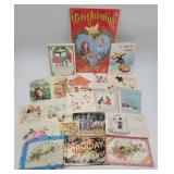 Vicki Valentine & Color Litho Post Cards, Greeting