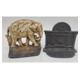 Cast Iron Elephant & Other Book Ends