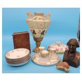 Hand Painted Nippon Condiment Set, Sussex Pitchers