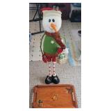 Snowman Christmas Decoration Rooster Chicken Decor