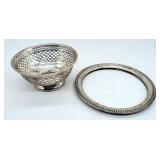 Sterling Silver Bowl Base & Rim