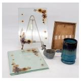 Cast Iron Chicken Cup Planter, Art Pottery Vase, P