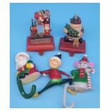 Plastic & Metal Decorative Christmas Stocking Hold