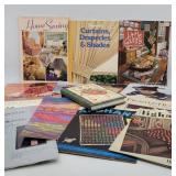 Lot of Books Home Sewing Quilts Afghans Curtains D