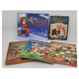 Lot of Childrens Christmas Books Vintage Gingerbre