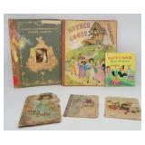 6 Antique Childrens Books Mother Goose Lady Cottin