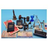 Cobalt Blue Eye Wash Cup Hopalong Cassidy, Wooden