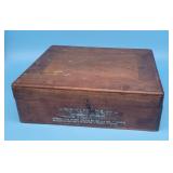Antique Wood Advertising Box Neostyle