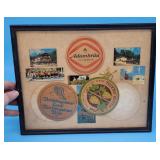 Framed German Beer Related Souvenirs