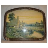 Vintage 1940s Country Farm Scene