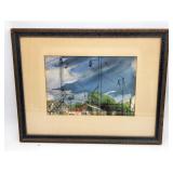 Watercolor Art By Marguerite Van Waldron Titled Em