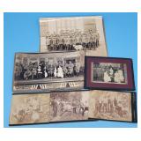 6 Antique Vintage Photos Soldiers 1920s Civil War