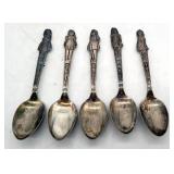5 Dionne Quintuplets Souvenir Spoons Annette Cecil