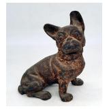 Cast iron French Bull Dog Door Stop